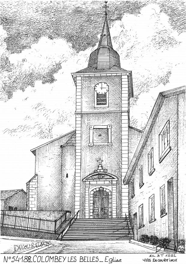 N 54188 - COLOMBEY LES BELLES - église
